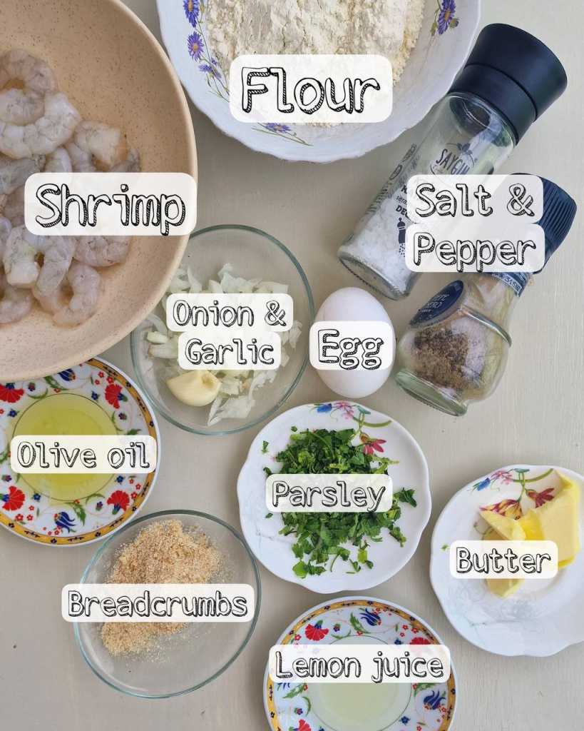 Shrimp Ravioli ingredients
