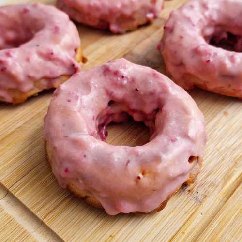 Strawberry Baked Donuts recipe