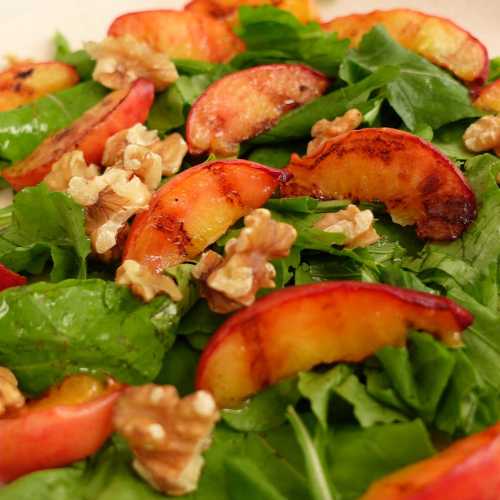 Grilled Peach Salad recipe