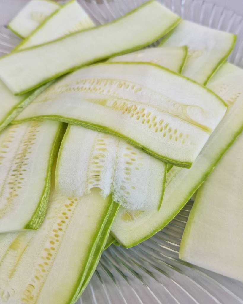 Zucchini slices