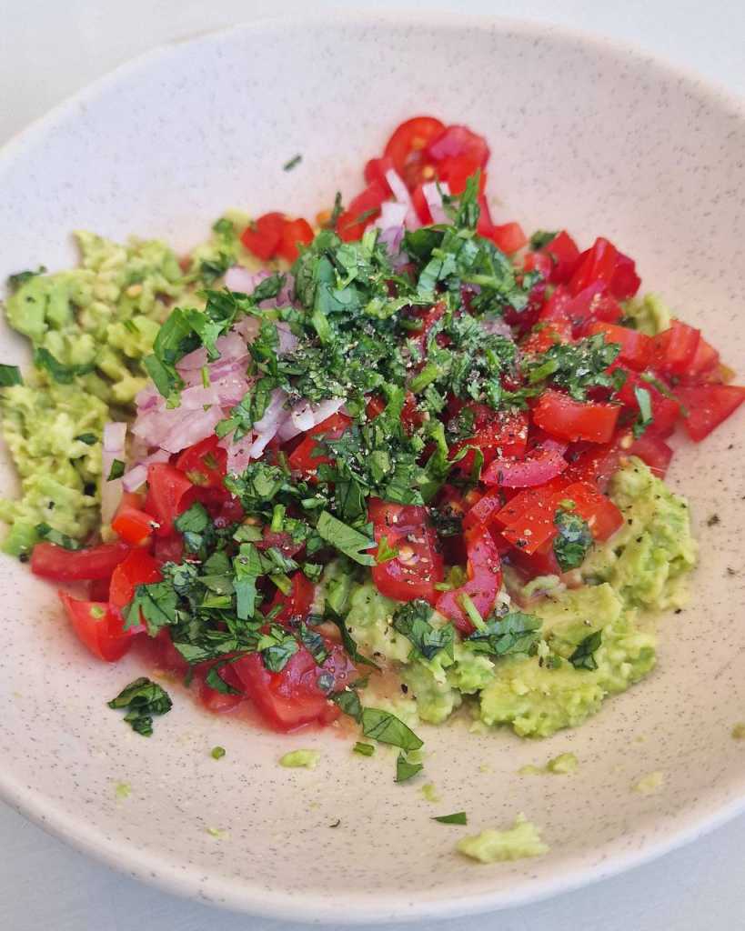 making guacamole