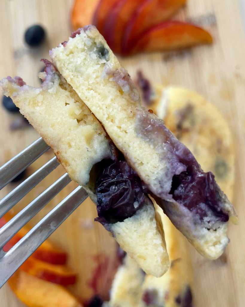 Healthy Blueberry Pancakes 