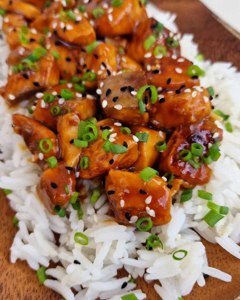 Teriyaki Salmon Bites