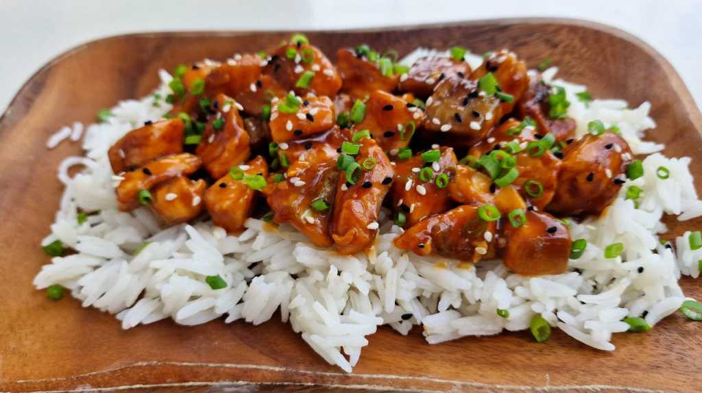 Teriyaki Salmon Bites recipe