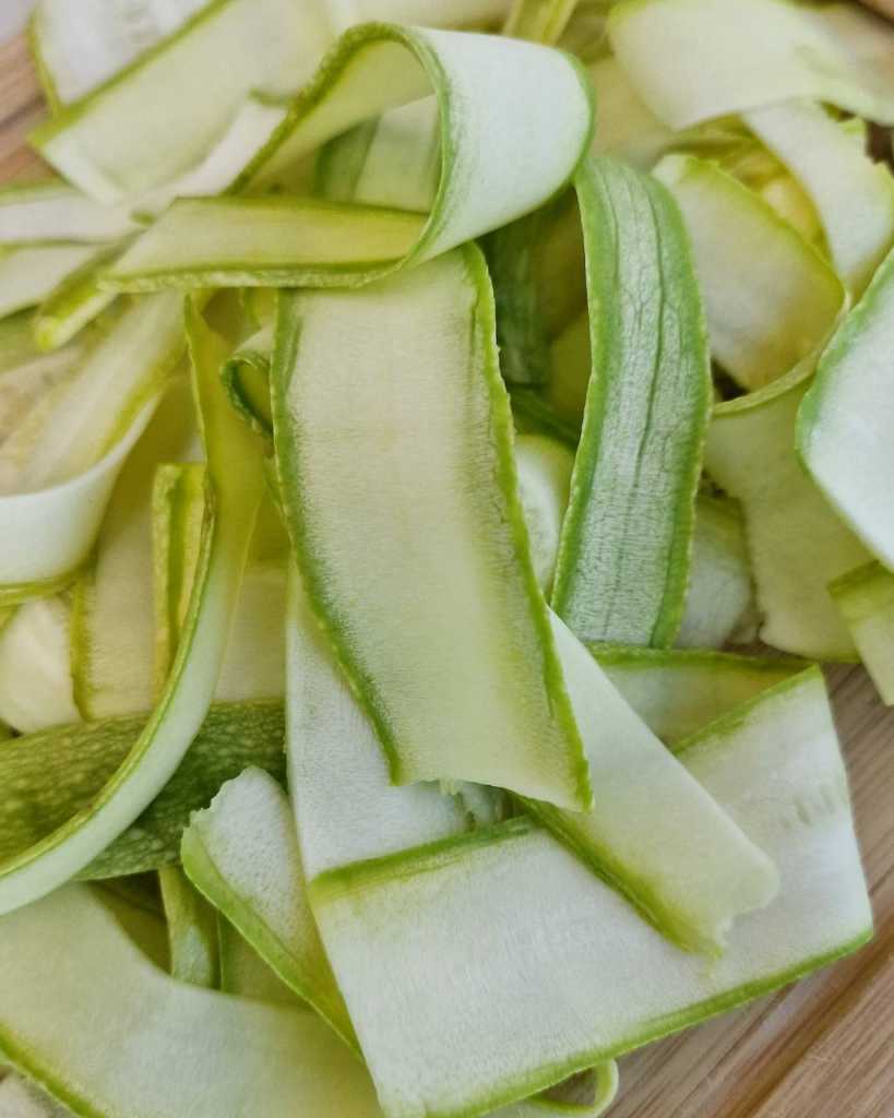 making zoodles