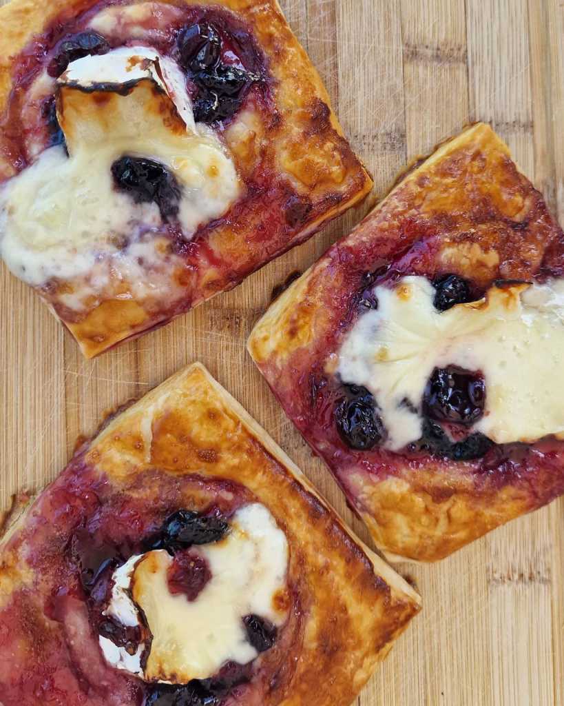 Brie and Jam Puff Pastry