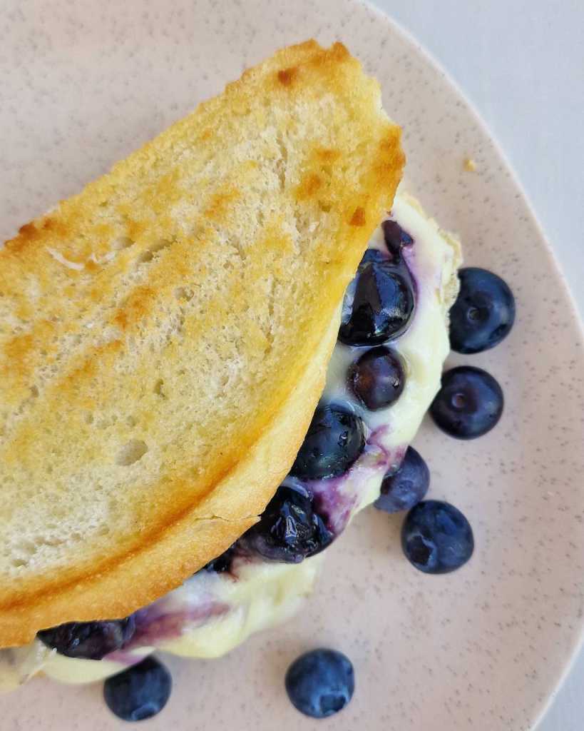 Blueberry Brie Grilled Cheese 