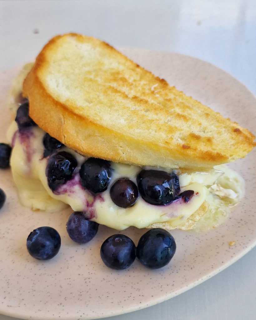 Blueberry Brie Grilled Cheese 