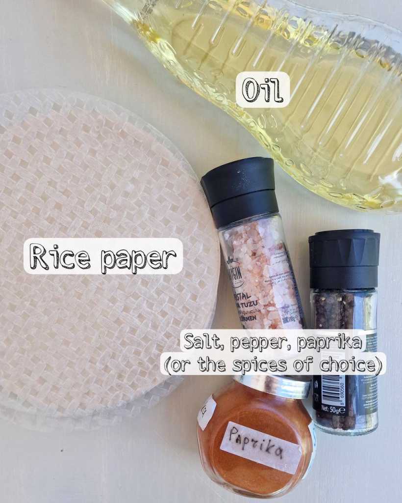 Rice Paper Chips ingredients