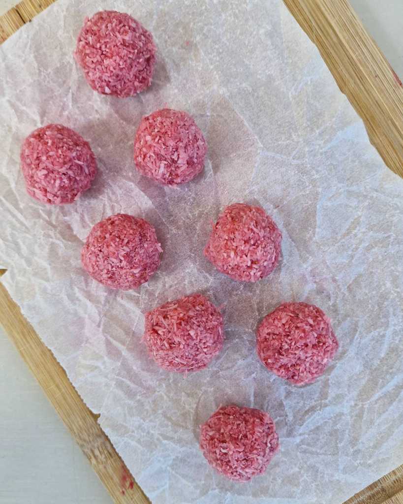 Strawberry Coconut balls