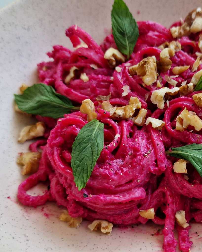 Creamy Beetroot Sauce Pasta