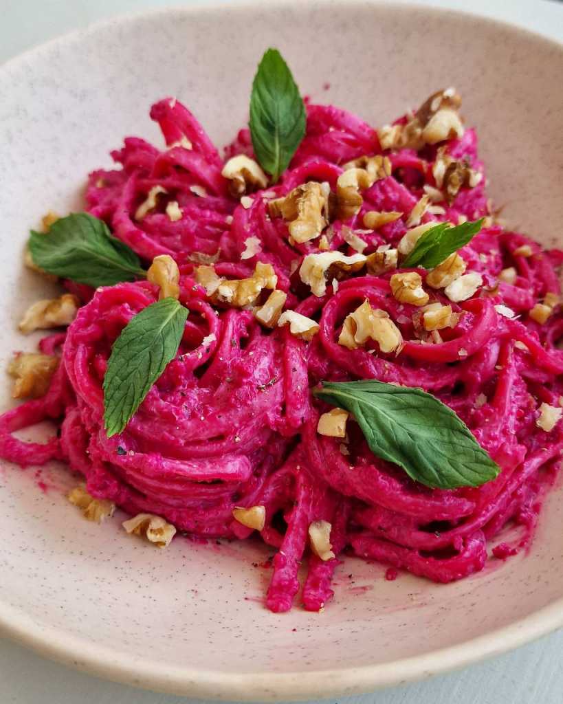 Creamy Beetroot Sauce Pasta