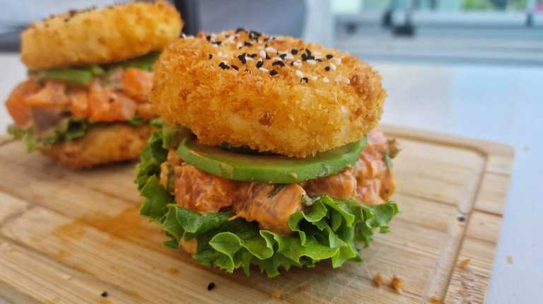 Sushi Burger recipe