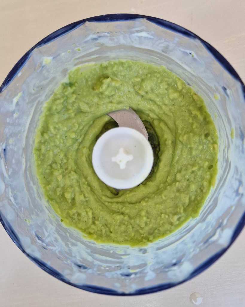 making avocado ice cream