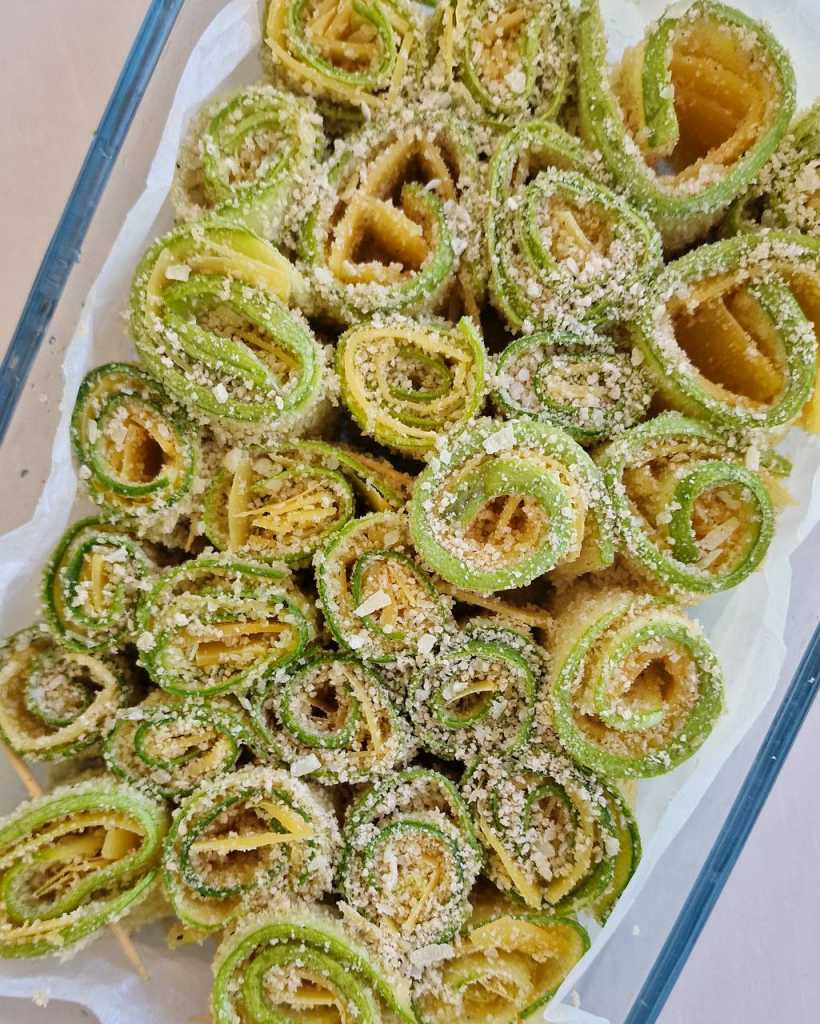 Cheese Zucchini Roll ups