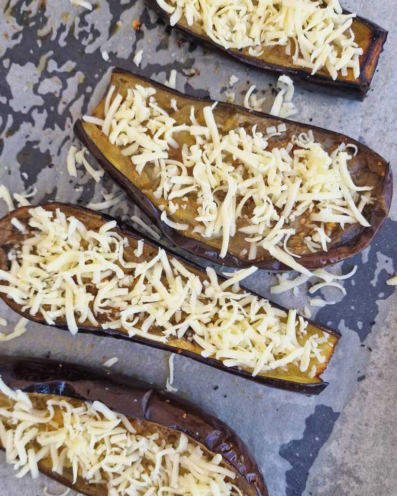 Cheese Baked Eggplants