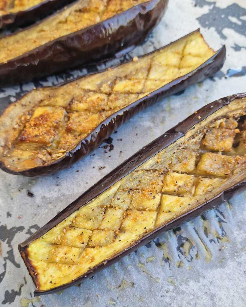 baked eggplants