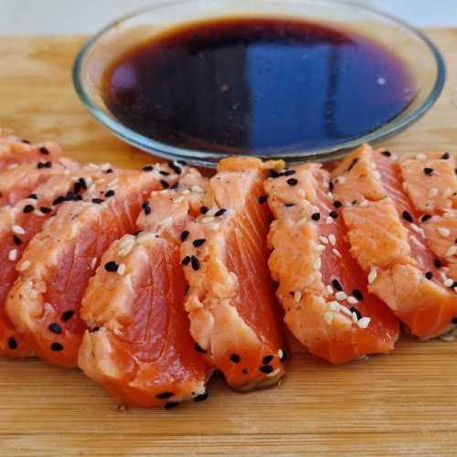 Salmon Tataki recipe