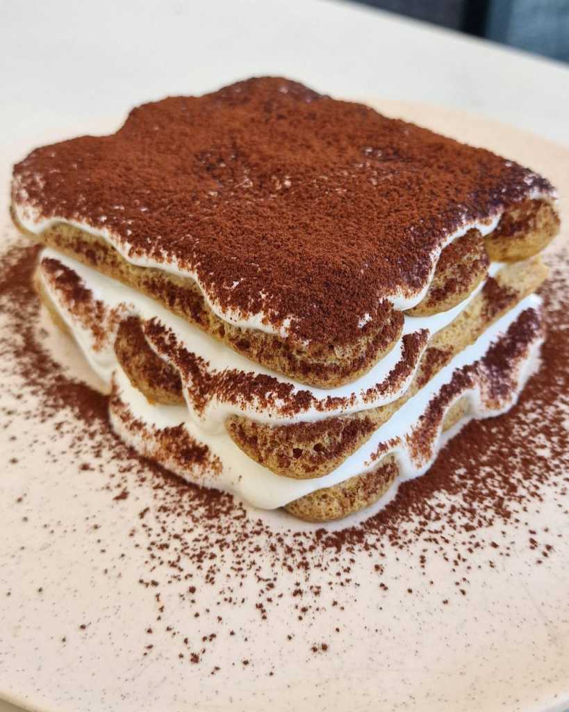 Healthy and High-protein Tiramisu recipe