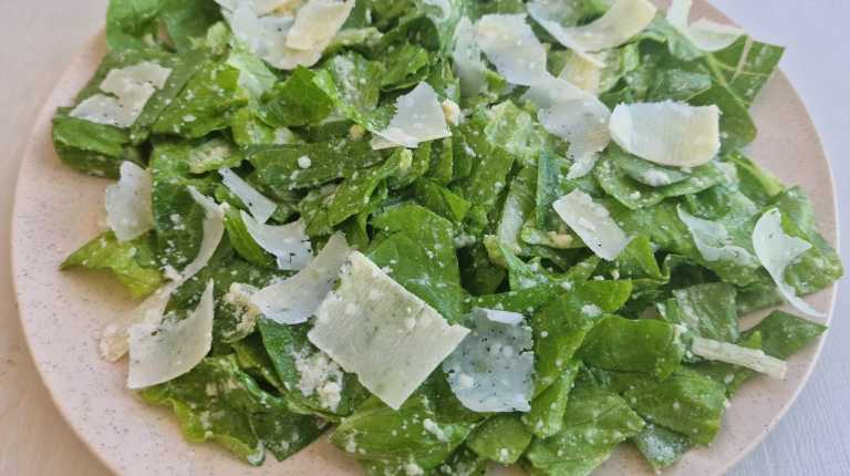 Crunchy Lemon Parmesan Salad recipe
