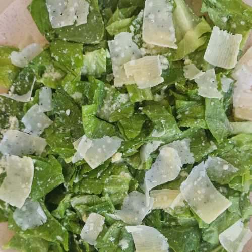 Crunchy Lemon Parmesan Salad