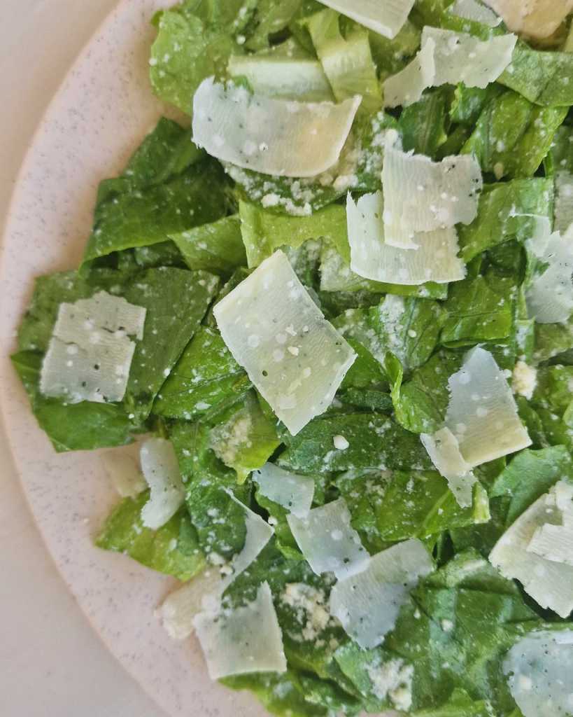 Crunchy Lemon Parmesan Salad