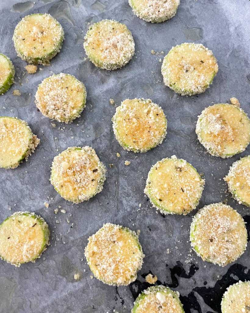 cooking Zucchini Parmesan Crisps