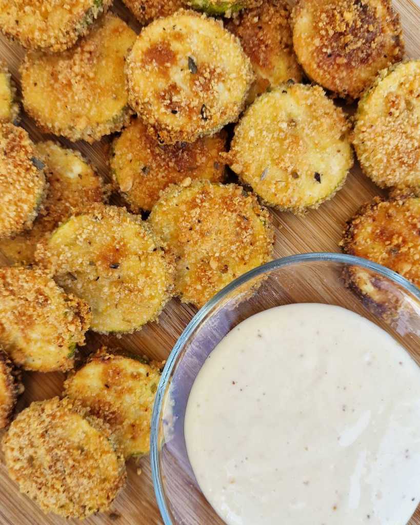 Zucchini Parmesan Crisps