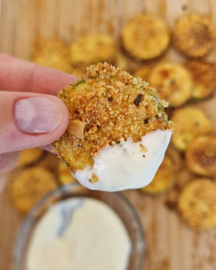 Zucchini Parmesan Crisps