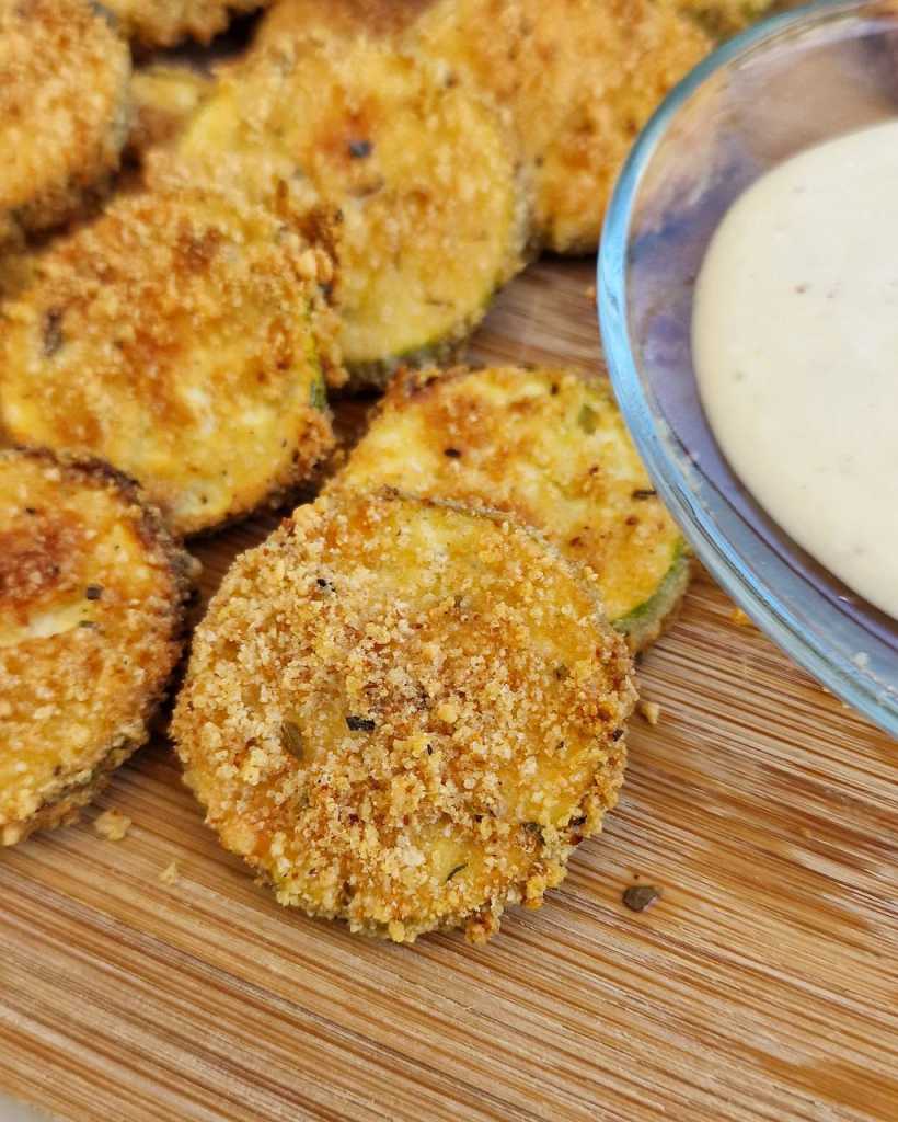 Zucchini Parmesan Crisps