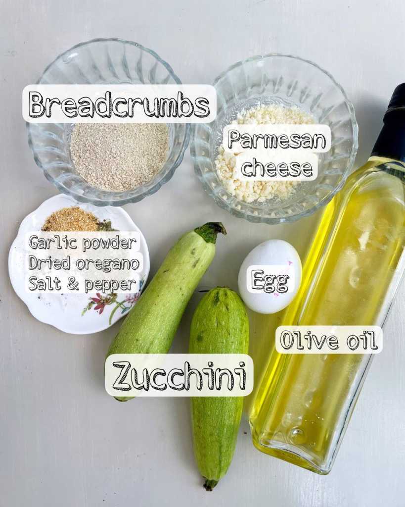 Zucchini Parmesan Crisps ingredients