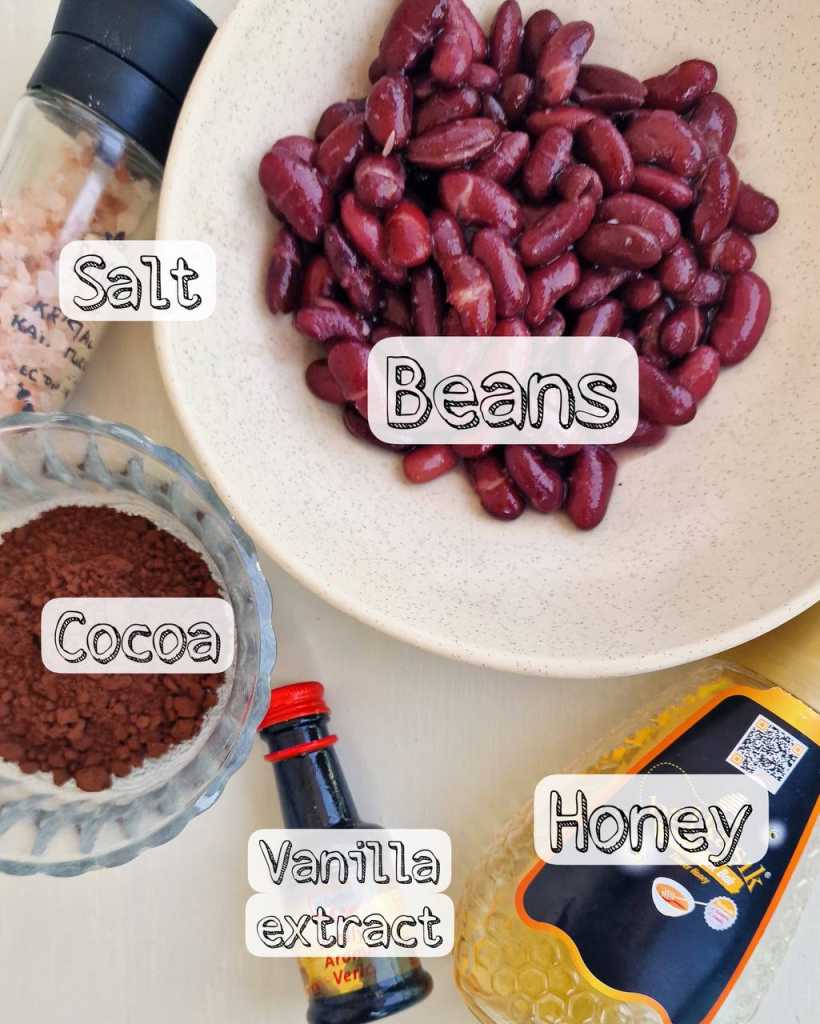 Black Bean Chocolate Truffles ingredients