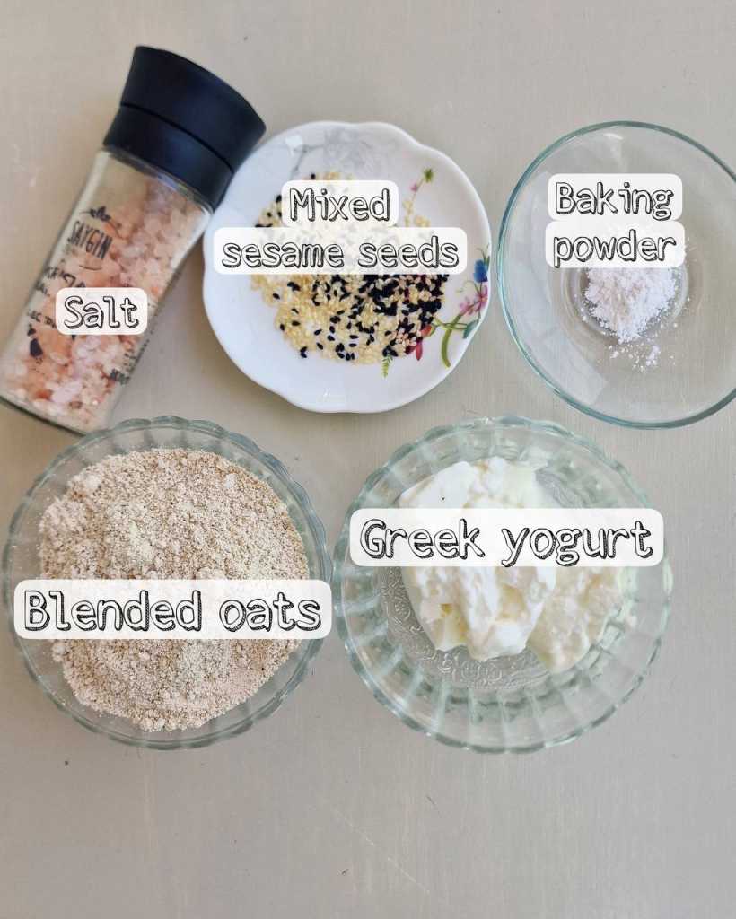 Healthy Oat Bagels ingredients