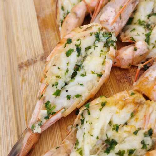 garlic butter prawns