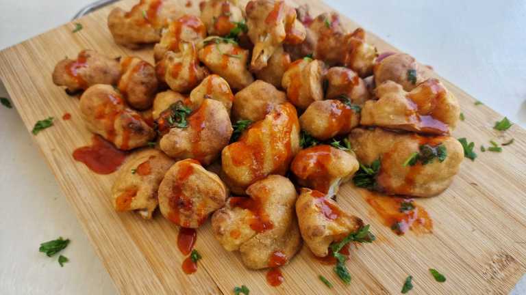 Crispy Baked Cauliflower Bites recipe