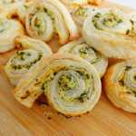 Garlic and Herbs Puff Pastry Swirls recipe