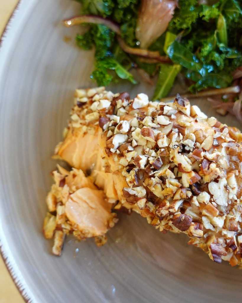 Pecan-crusted Baked Salmon