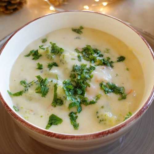 Easy Broccoli Cheese Soup recipe