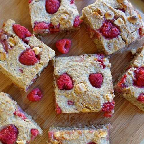 Raspberry Banana Oatmeal Bars recipe