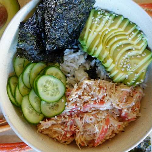 California Sushi Bowl recipe