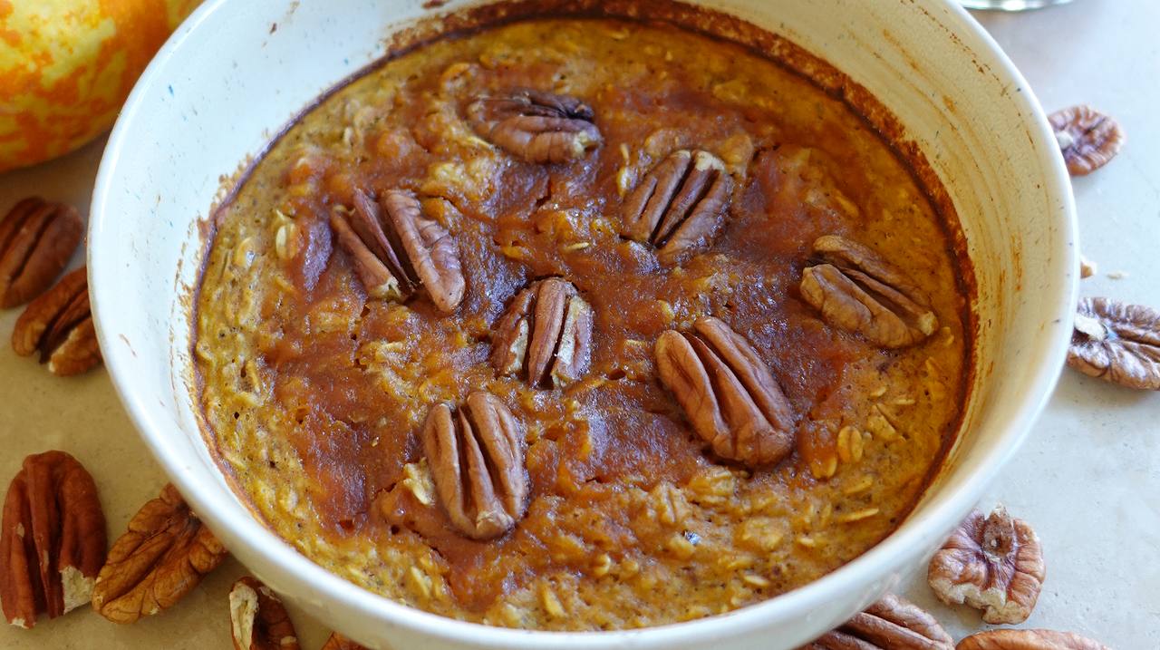 Pumpkin Spice Baked Oatmeal recipe