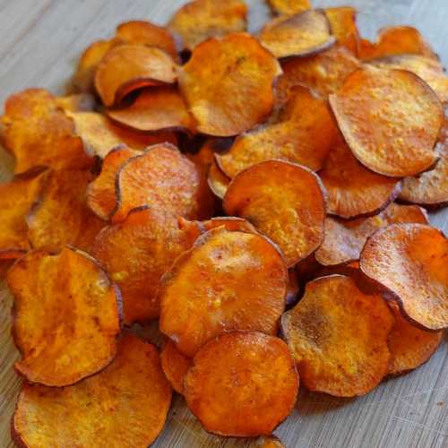 Baked Sweet Potato Chips recipe