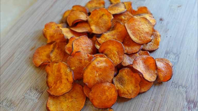 Baked Sweet Potato Chips recipe