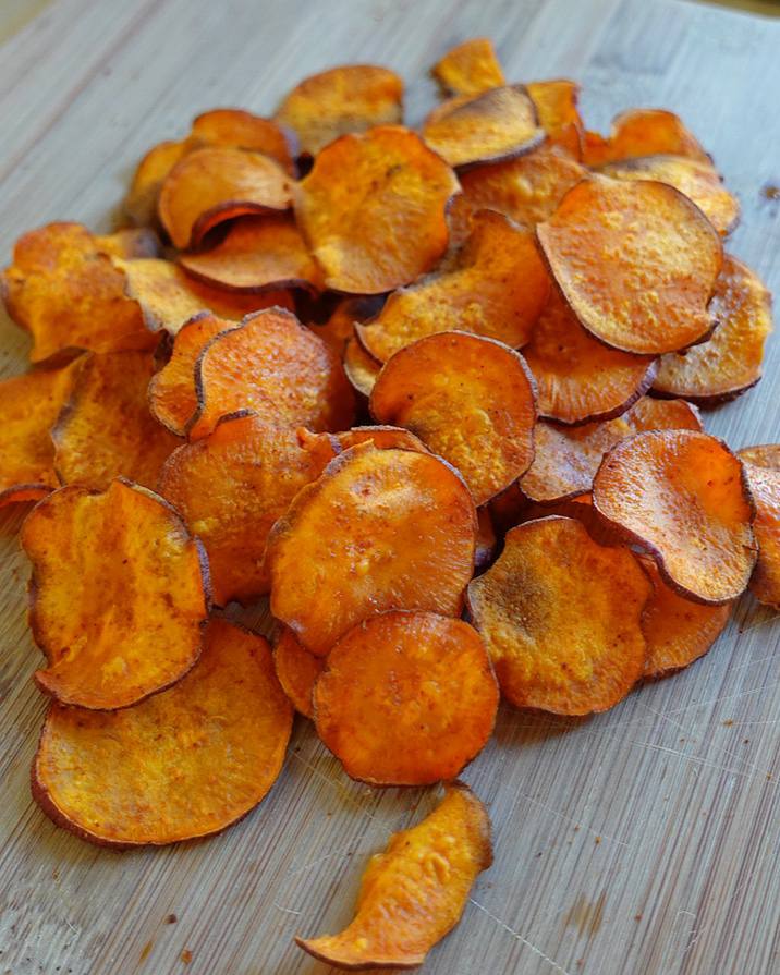 Baked Sweet Potato Chips