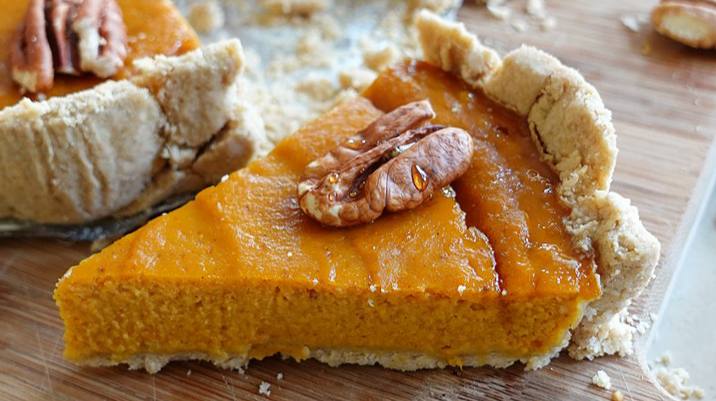 Healthy Pumpkin Pie recipe