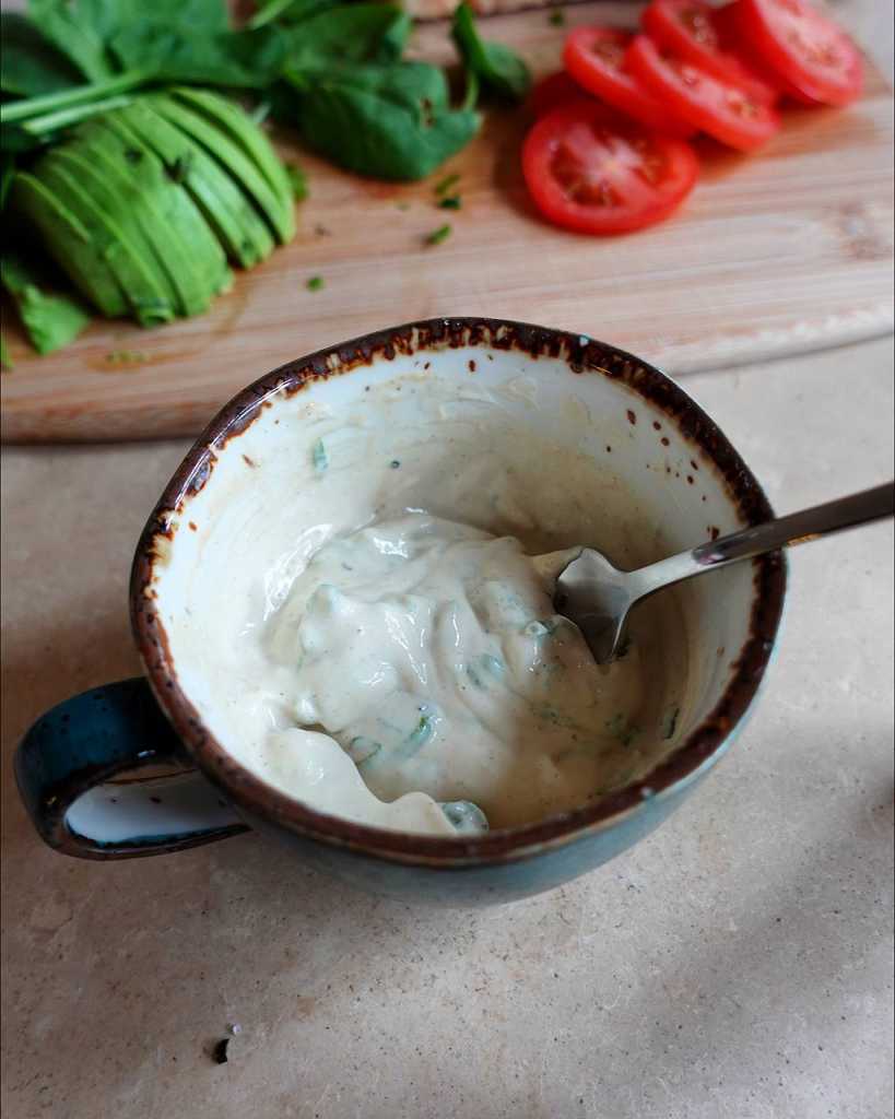 Greek yogurt sauce