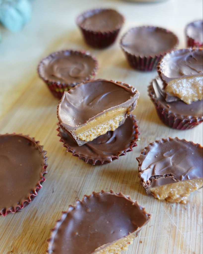 Healthy Homemade Reese's Cups