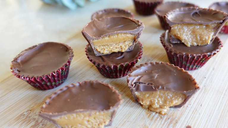 Healthy Homemade Reese's Cups