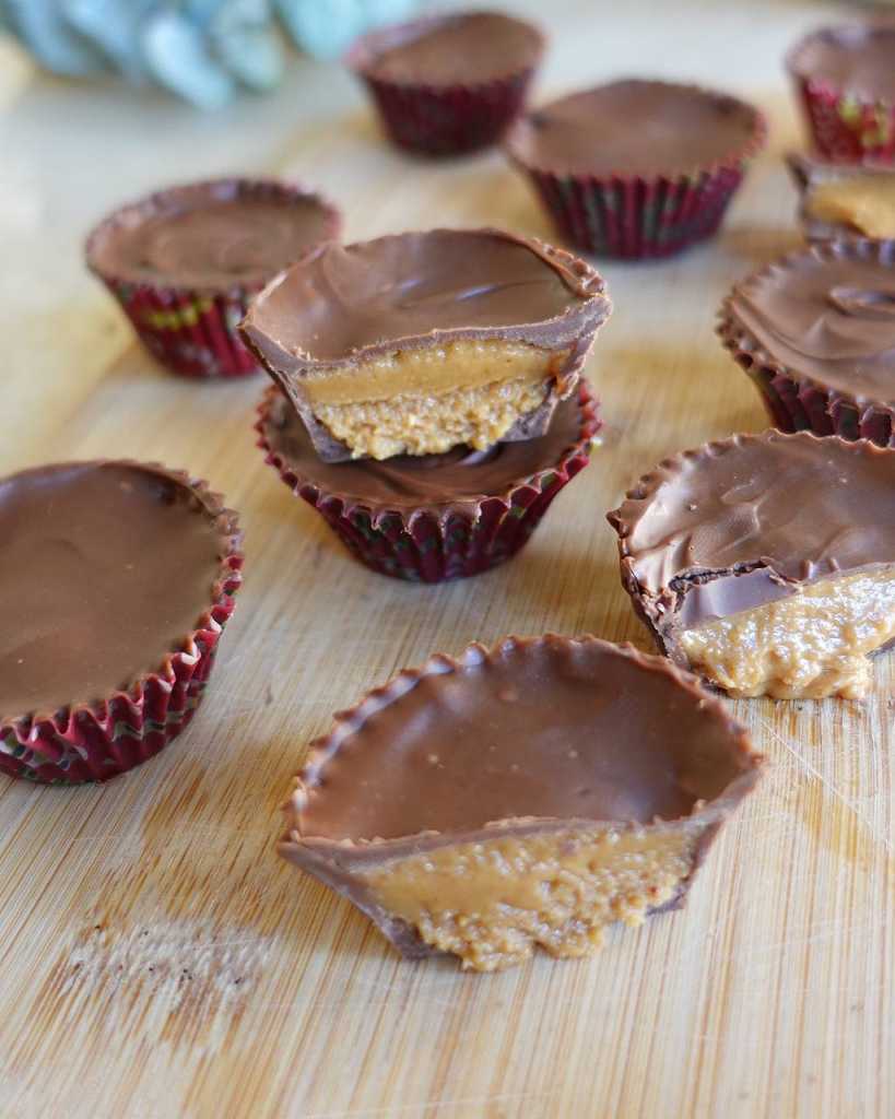 Healthy Homemade Reese's Cups