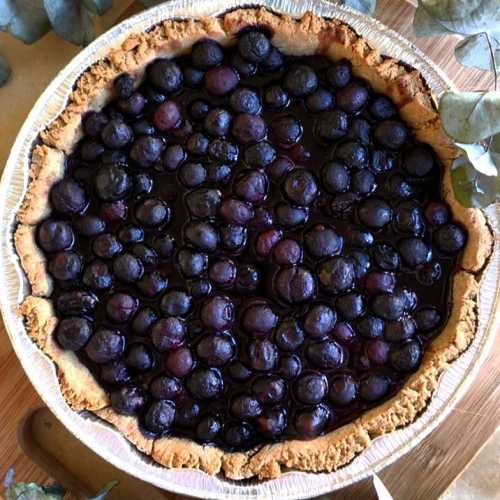 Healthy Blueberry Pie